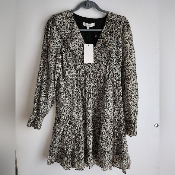 NWT JOIE ADANSON MINI COTTON DRESS COLOR BLEACHED SAND SIZE 4 - Picture 8 of 14